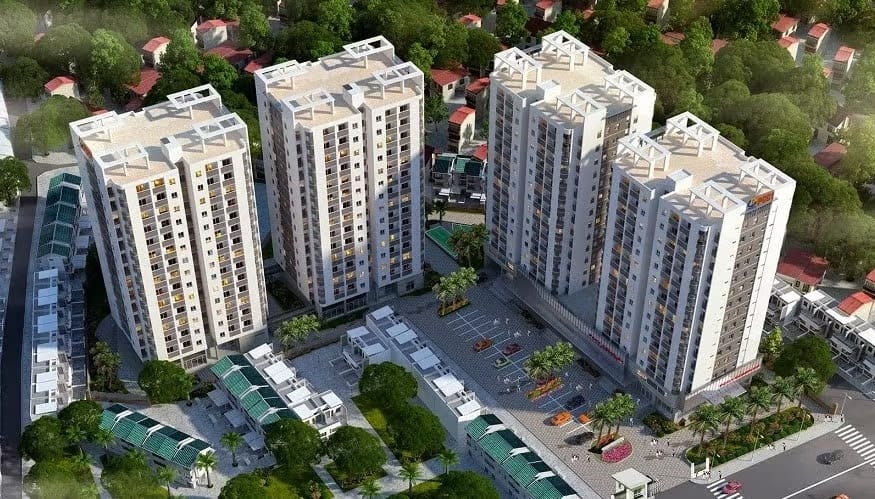 So sánh giá bán căn hộ dự án The Vesta và PCC1 Complex