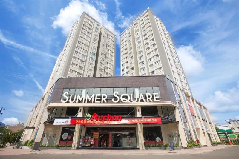 Diện tích căn hộ chung cư Summer Square Quận 6 là bao nhiêu m2?