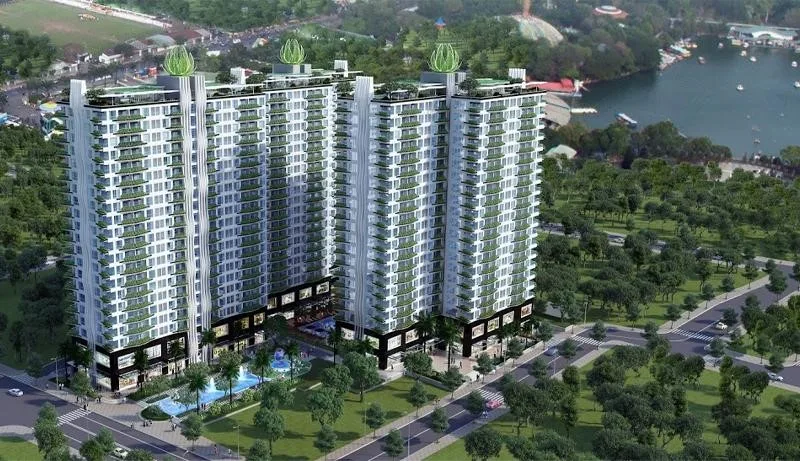 Có đủ chỗ đậu ôtô và xe máy chung cư Diamond Lotus Lake View Quận Tân Phú không?