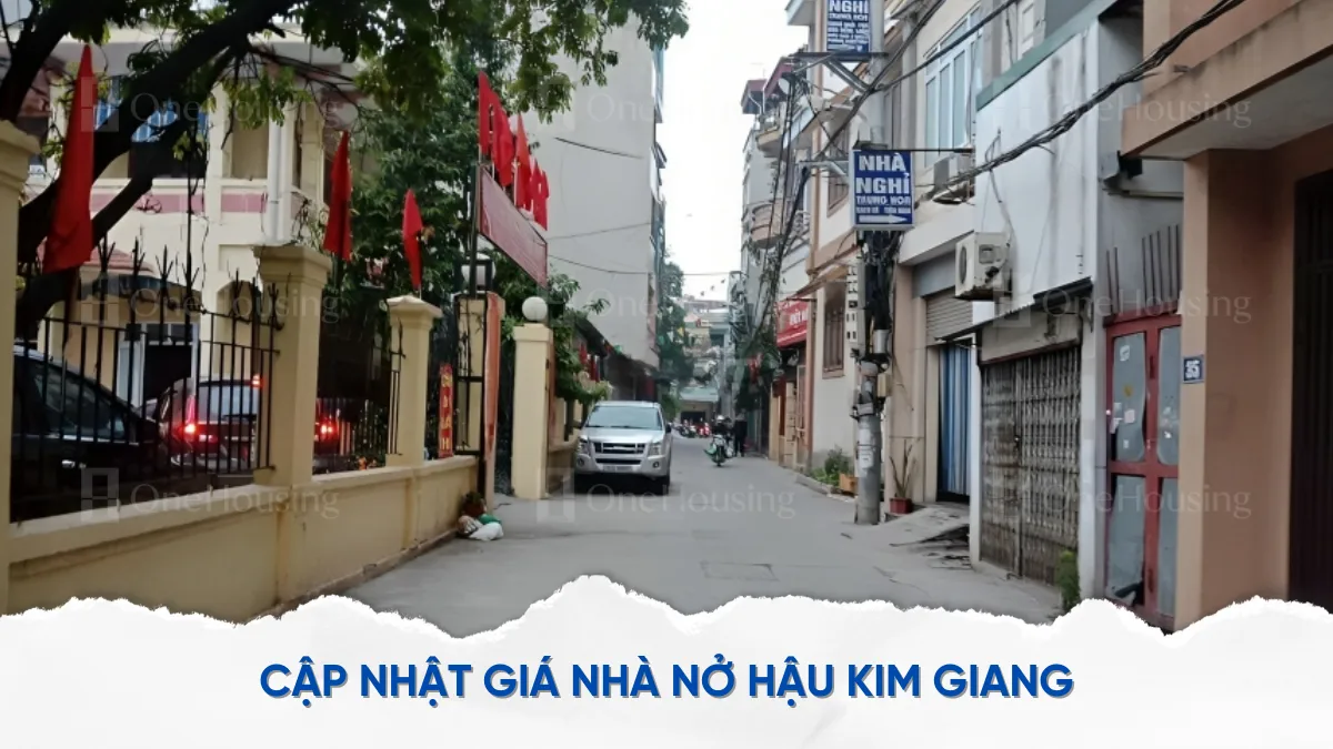 Cập nhật giá bán nhà nở hậu tại phường Kim Giang, quận Thanh Xuân