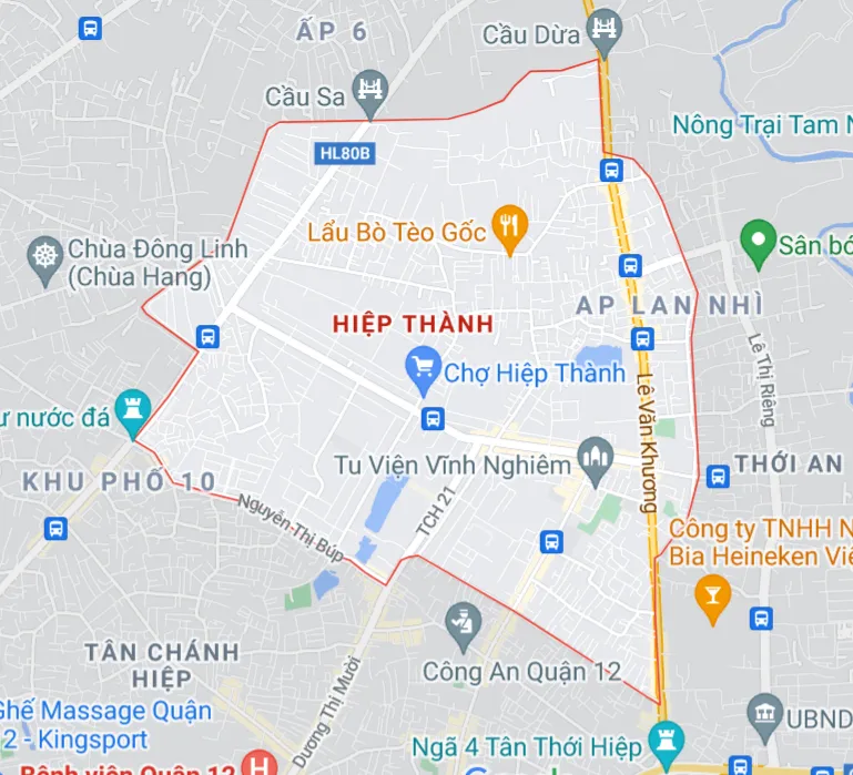 Cập nhật giá bán nhà hẻm xe hơi tại phường Hiệp Thành, quận 12