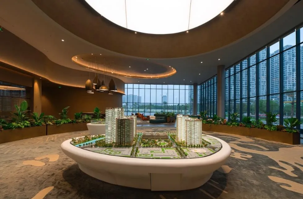 Kiến trúc của khu nhà mẫu The Galleria tại Vinhomes Ocean Park có gì nổi bật?