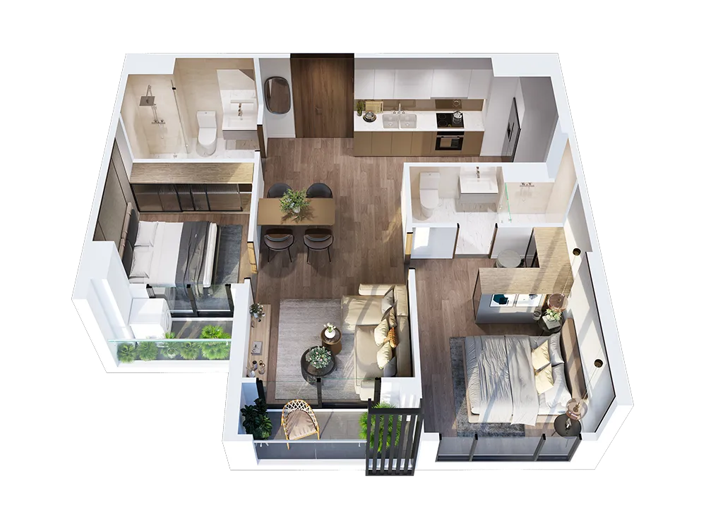 Vì sao gia đình 4 người nên mua căn 3PN tại Masteri Waterfront?