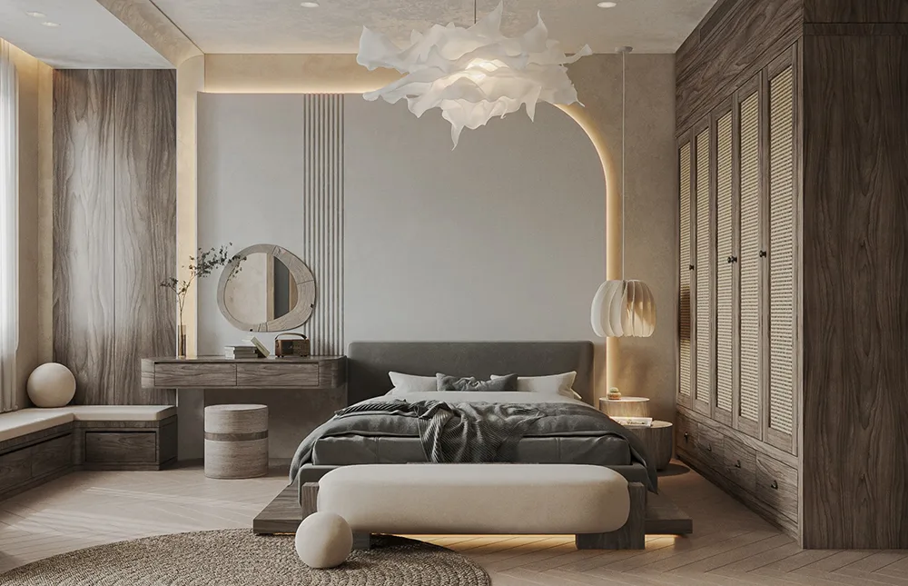 Bố trí nội thất phòng ngủ nhỏ hướng Đông thế nào để tận dụng ánh sáng tự nhiên một cách tối ưu?