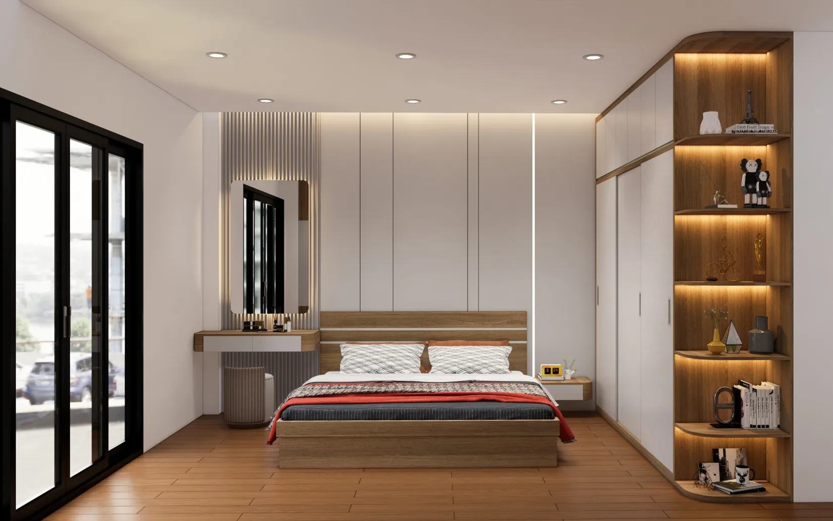 Thiết kế nội thất phòng ngủ nhỏ cho người dị ứng với bụi cần lưu ý gì?
