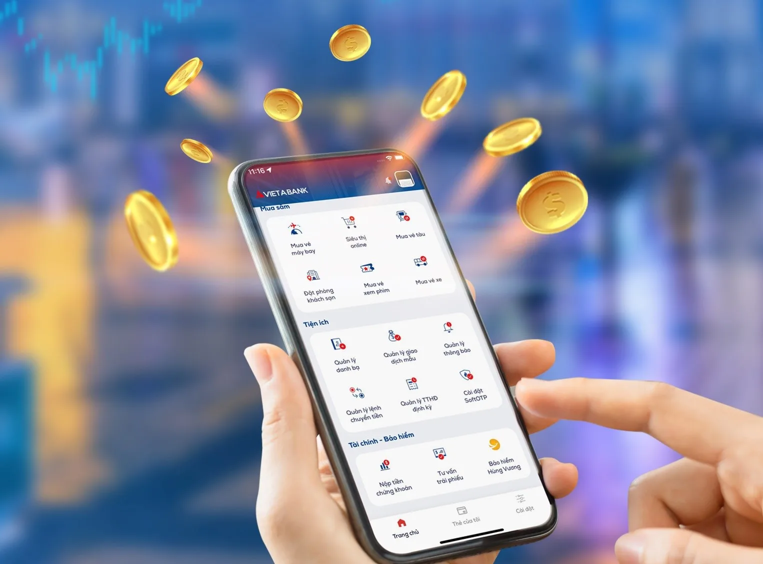 Hạn mức giao dịch trên e-banking VietABank là bao nhiêu?