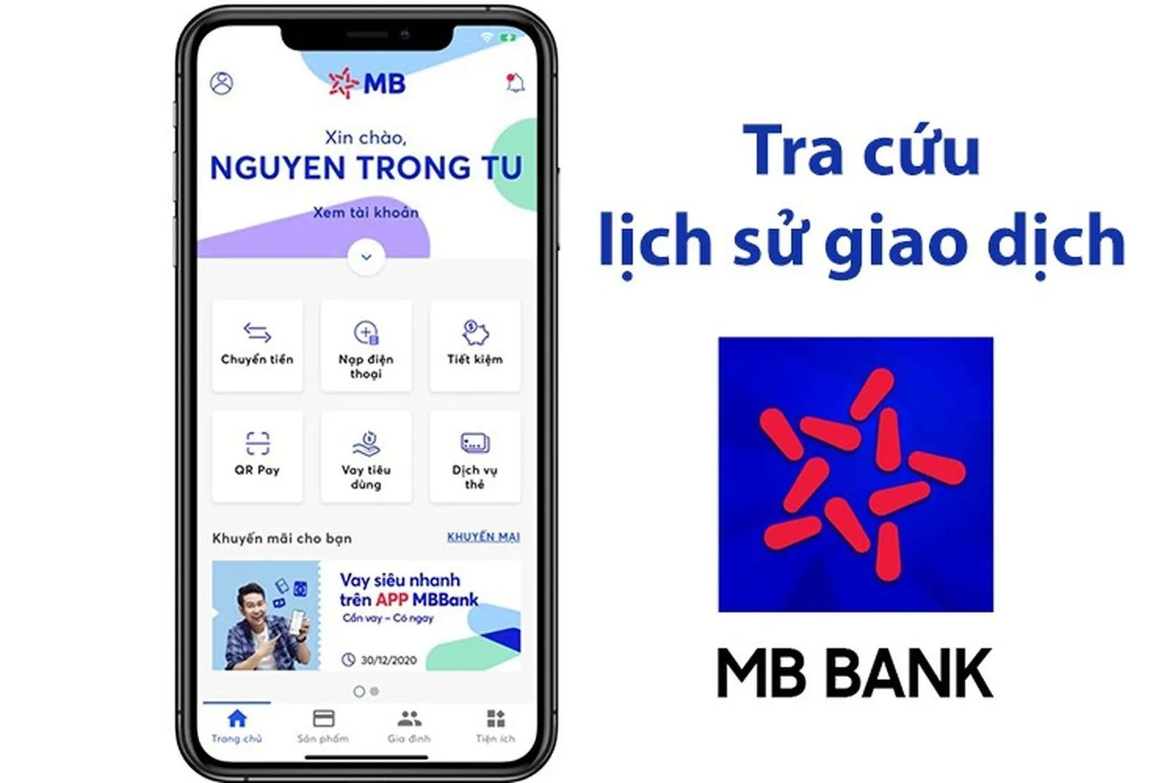 Làm thế nào để người dùng kiểm tra lịch sử giao dịch thông qua app ngân hàng MBBank?