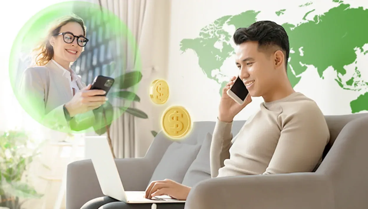 Chuyển tiền đi nước ngoài qua e-banking Vietcombank được hưởng những ưu đãi gì?