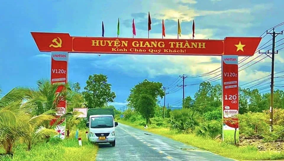 Cập nhật bản đồ quy hoạch huyện Giang Thành Kiên Giang mới nhất