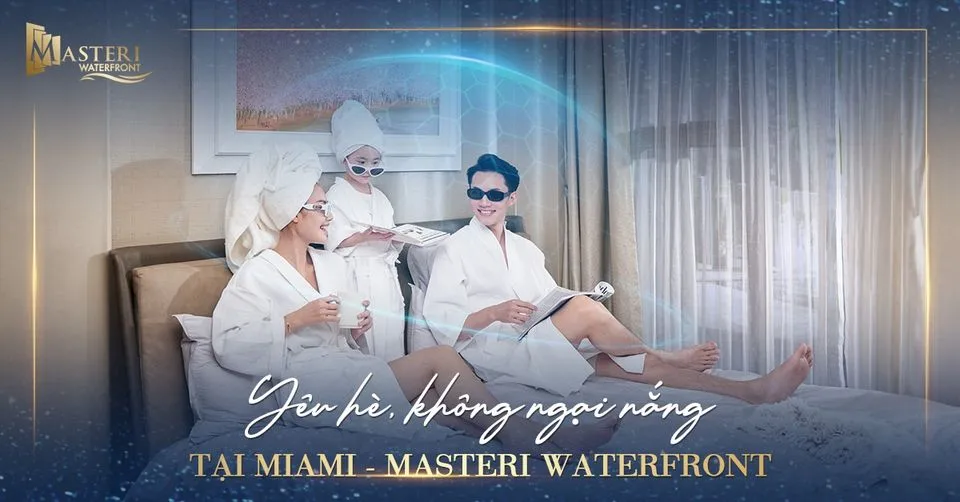 Những tiện ích nào giúp mùa hè của cư dân thuê Miami Masteri Waterfront dễ chịu hơn?