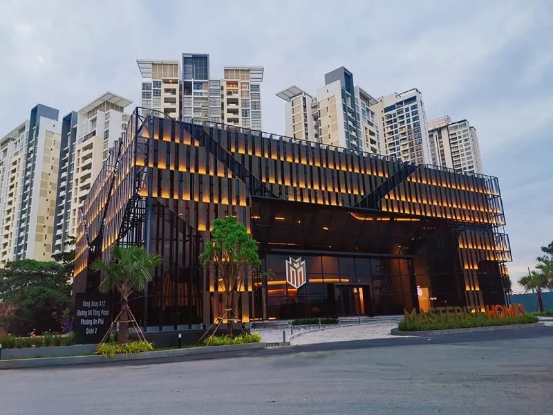 Căn hộ mẫu cho khách tham quan dự án Masteri Centre Point có diện tích là bao nhiêu?