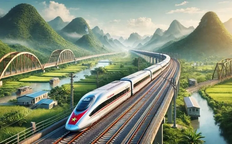 Tuyến đường sắt cao tốc Bắc - Nam đi qua những tỉnh nào?