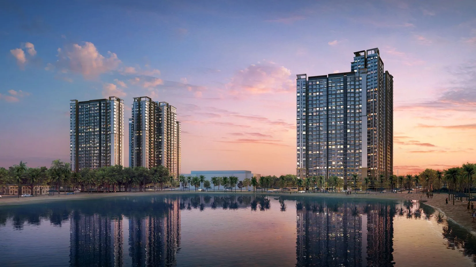 Phân khu Hawaii Masteri Waterfront - Vùng đất ven biển đầy tiện nghi và thư thái giữa lòng Hà Nội