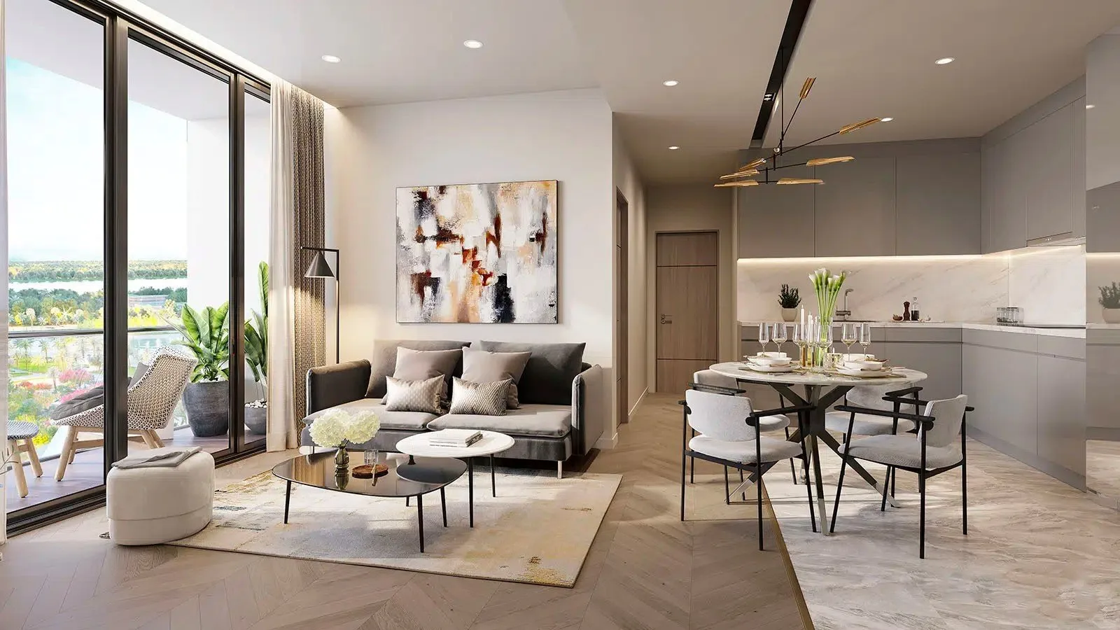 Căn hộ 3PN thuộc dự án Lumiere Boulevard được bàn giao theo tiêu chuẩn thô hay tiêu chuẩn bàn giao?