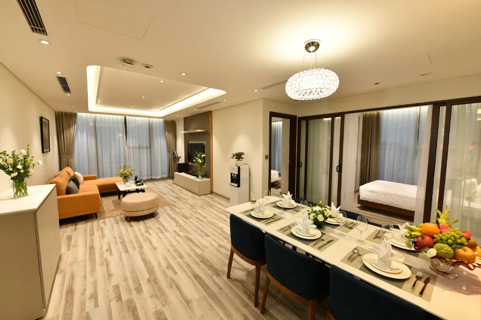 Căn 2PN 3PN ở chung cư Grandeur Palace quận Ba Đình có diện tích bao nhiêu?