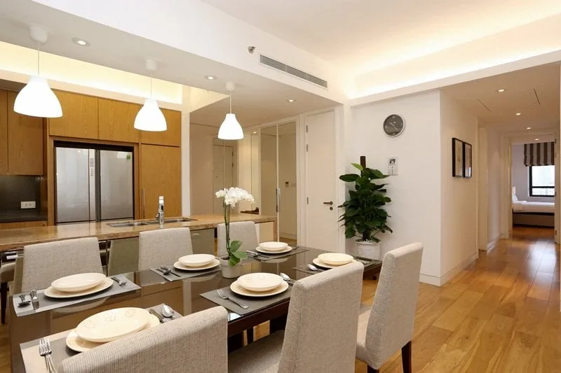 Căn 2PN 3PN chung cư Platinum Residences quận Ba Đình có diện tích bao nhiêu?