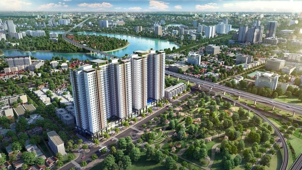 Quy mô và mật độ xây dựng chung cư Phương Đông Green Park quận Hoàng Mai như thế nào?