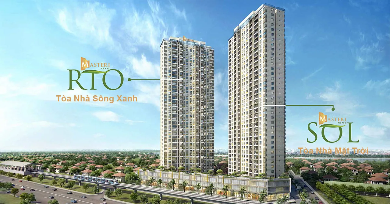 Mặt bằng căn hộ 2PN, 2WC tại tòa Sol dự án Masteri An Phú có gì nổi bật?