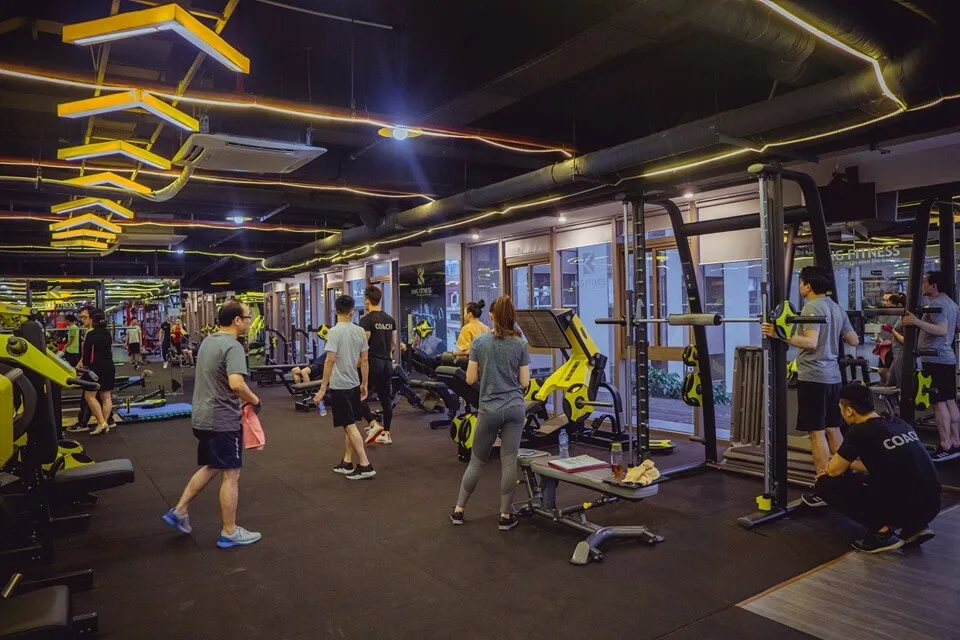 Gần chung cư Hoàng Thành Tower quận Hai Bà Trưng có các phòng gym nào?