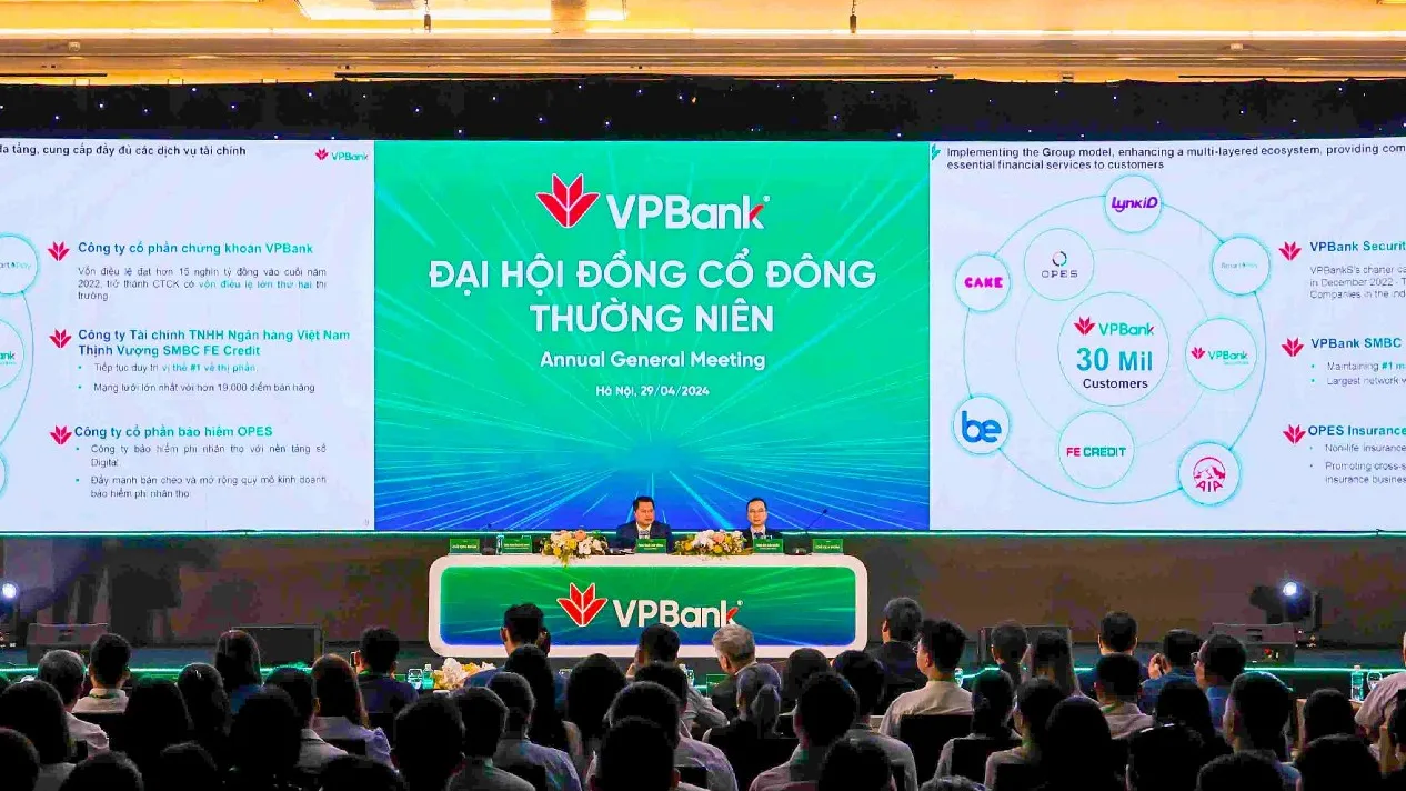 Ngân hàng VPBank dự kiến sử dụng bao nhiêu phần trăm để thanh toán lợi tức cổ phiếu VPB?