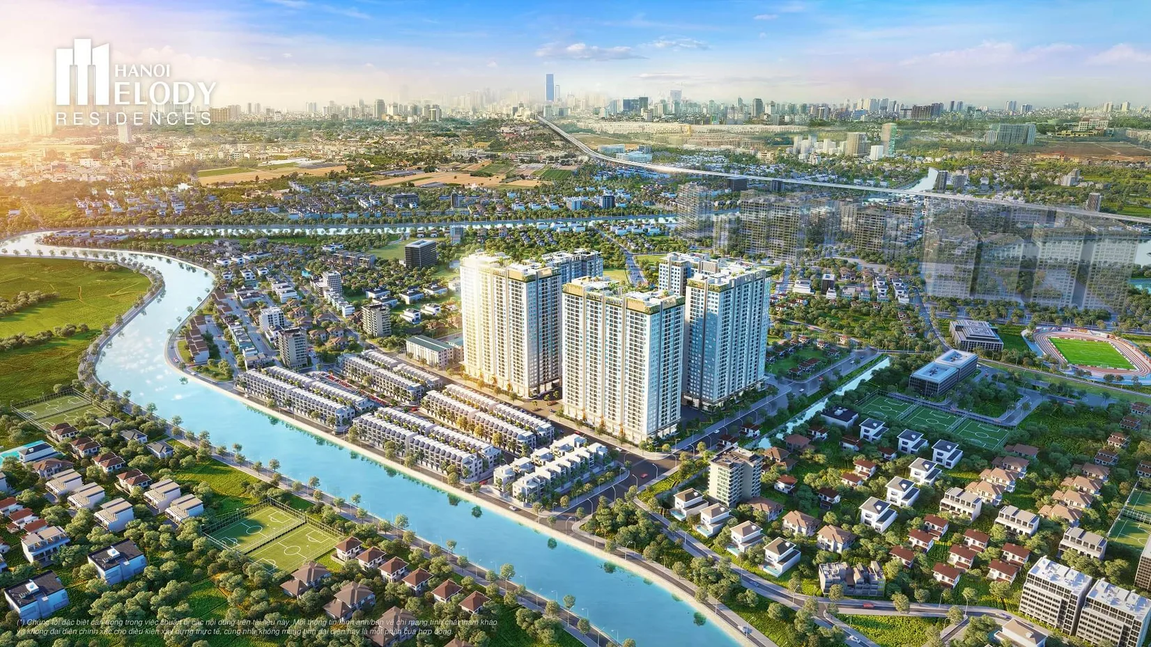 Quy mô và mật độ xây dựng chung cư Hà Nội Melody Residences quận Hoàng Mai như thế nào?