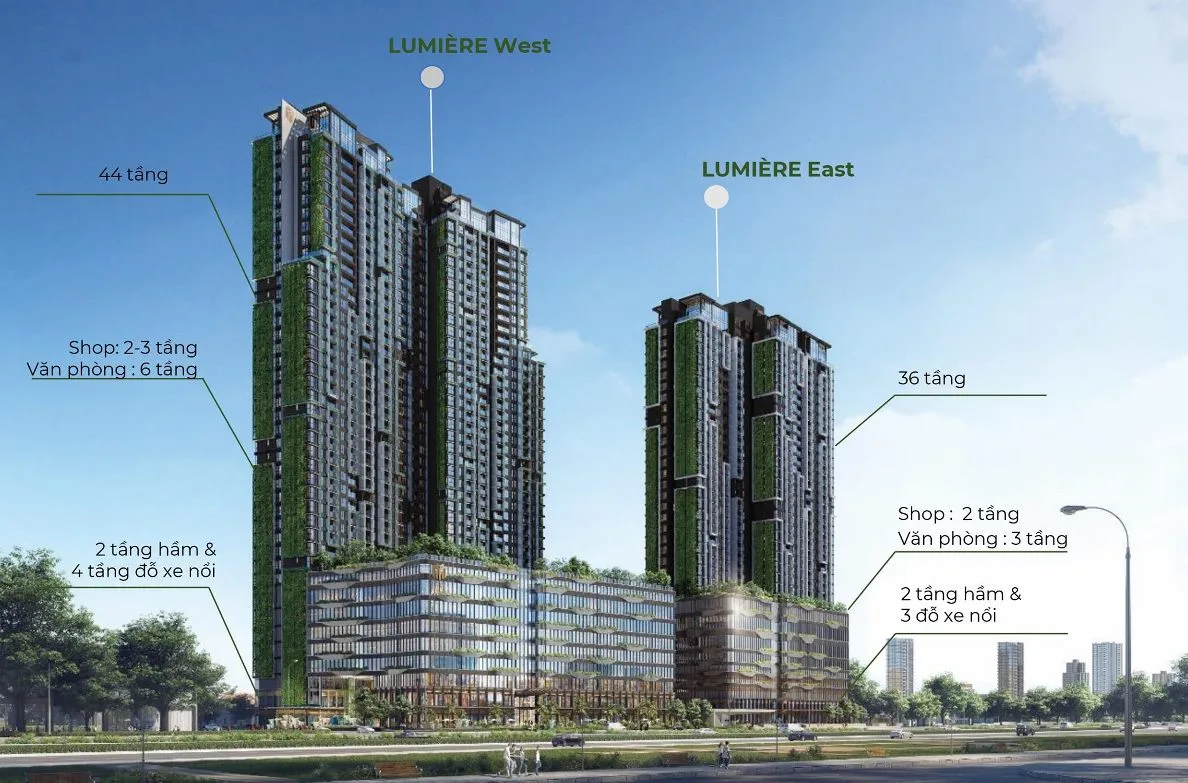 Khám phá chi tiết layout tầng 11 - 18, 20 - 32 tòa East dự án Lumière Riverside