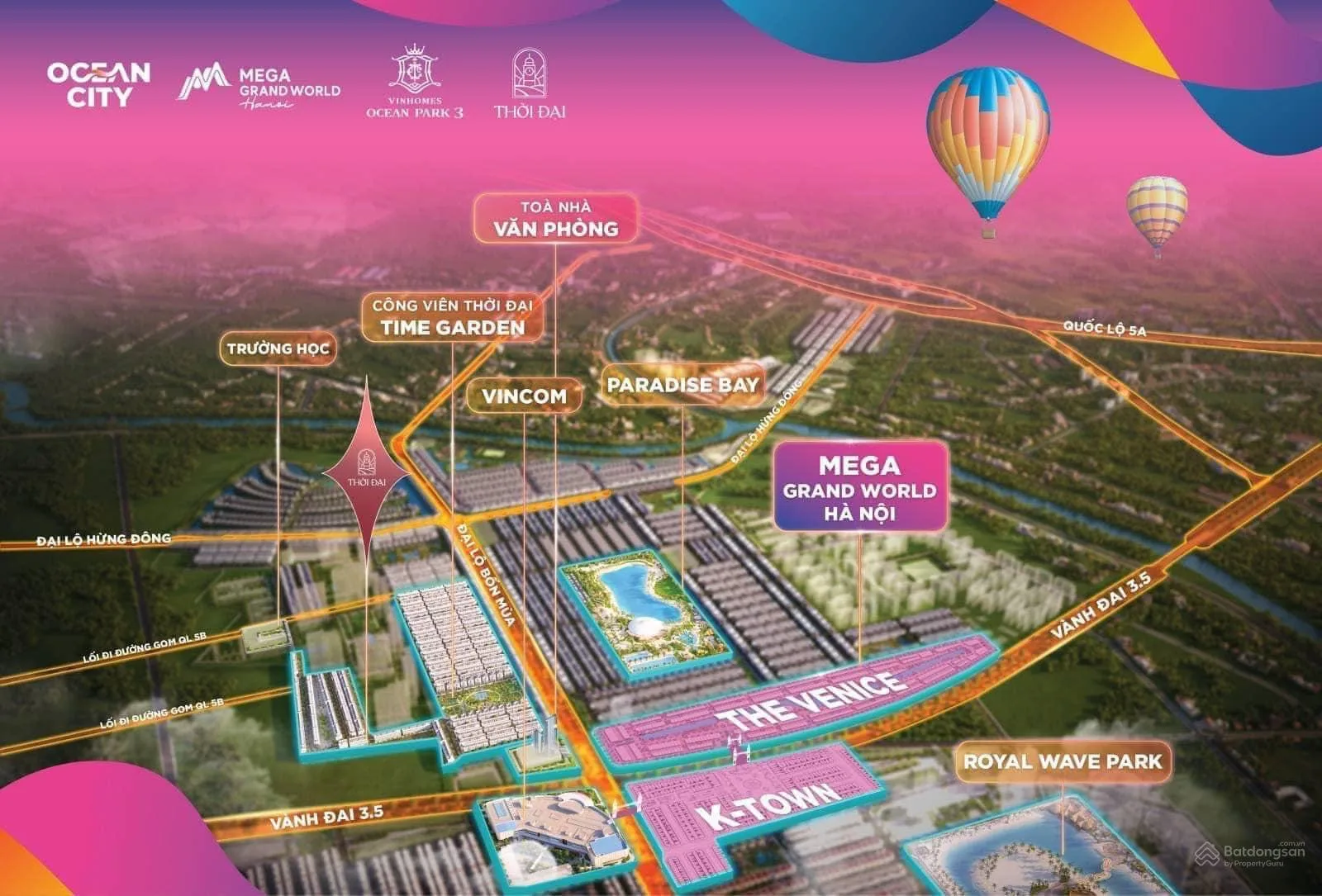 Ra mắt quần thể ăn chơi  “khổng lồ" Mega Grand World Hà Nội mới nhất 2023