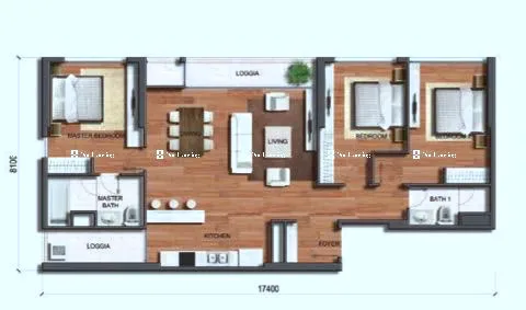 Căn 3PN toà T18 - Times City - Vinhomes Times City