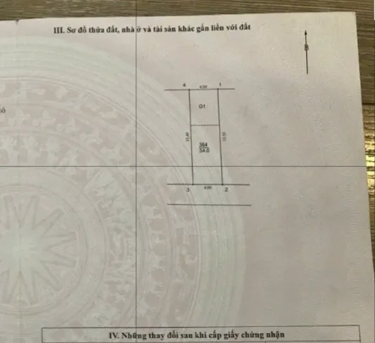 Nhà mặt ngõ cách Ngọc Lâm 20m, diện tích 54m² x 1 tầng, mặt tiền 4m