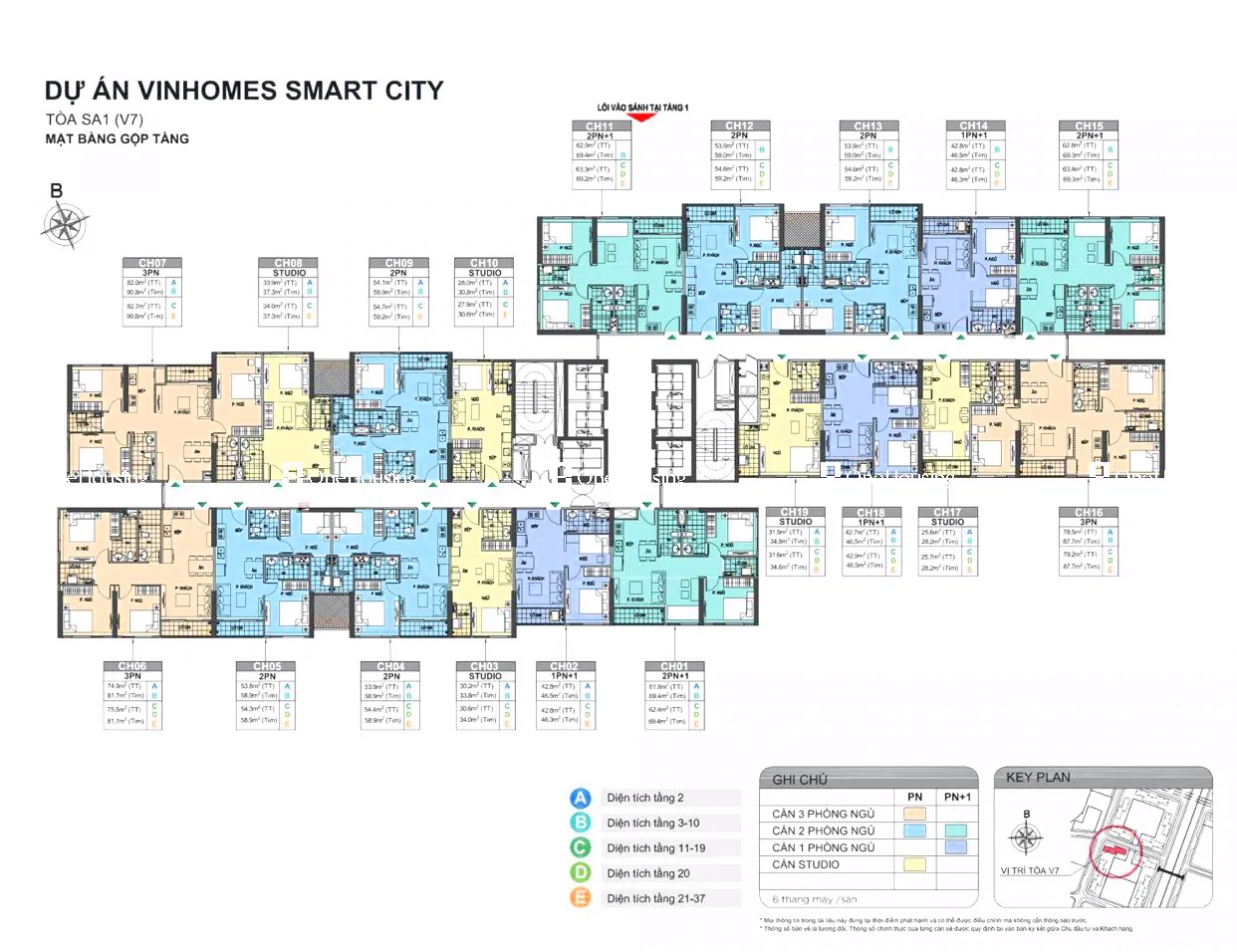 Căn Studio toà SA1 - The Sakura - Vinhomes Smart City