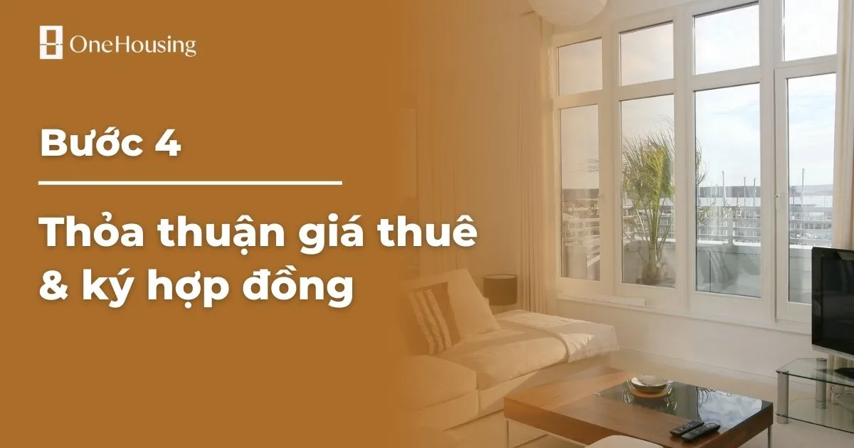 Kinh nghiệm thỏa thuận giá thuê và ký hợp đồng