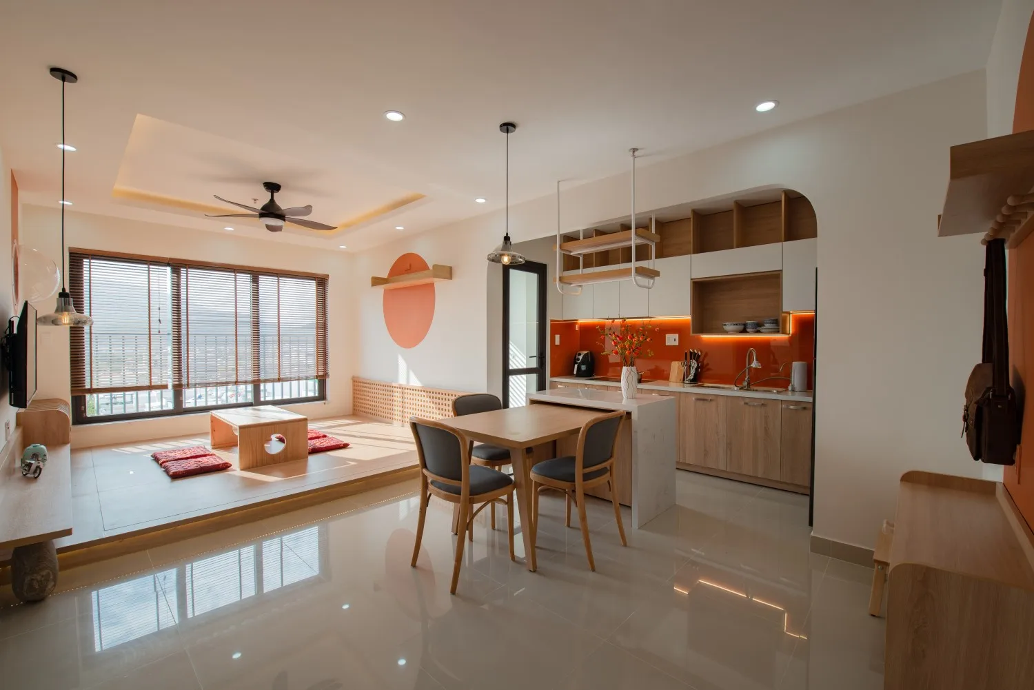Tổ ấm 78m2 tối giản cực xinh cho gia đình 5 người