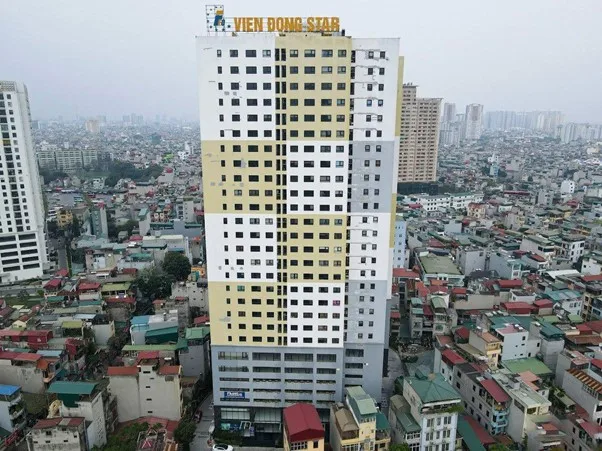 Chung cư Viễn Đông Star quận Hoàng Mai địa chỉ cụ thể ở đâu?