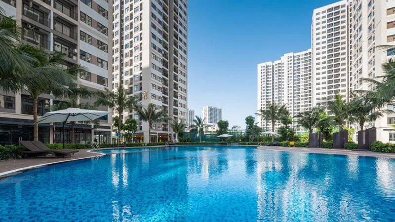 Cập nhật thời gian mở cửa bể bơi trong nhà xe nổi Đại Dương phân khu Sapphire 2 - Vinhomes Ocean Park 1