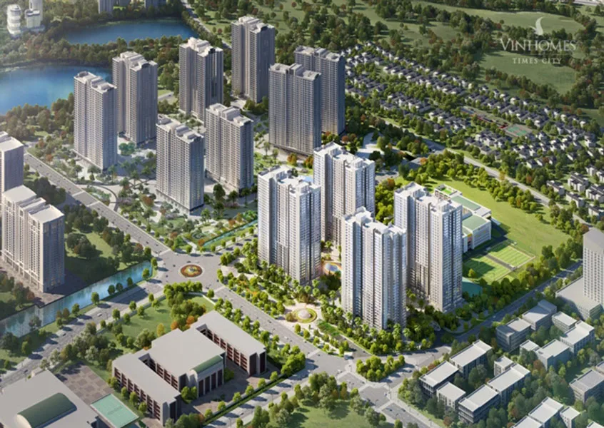 Vị trí như nhau nhưng khoảng giá cách biệt khi so sánh Vinhomes Times City và Sunshine Garden