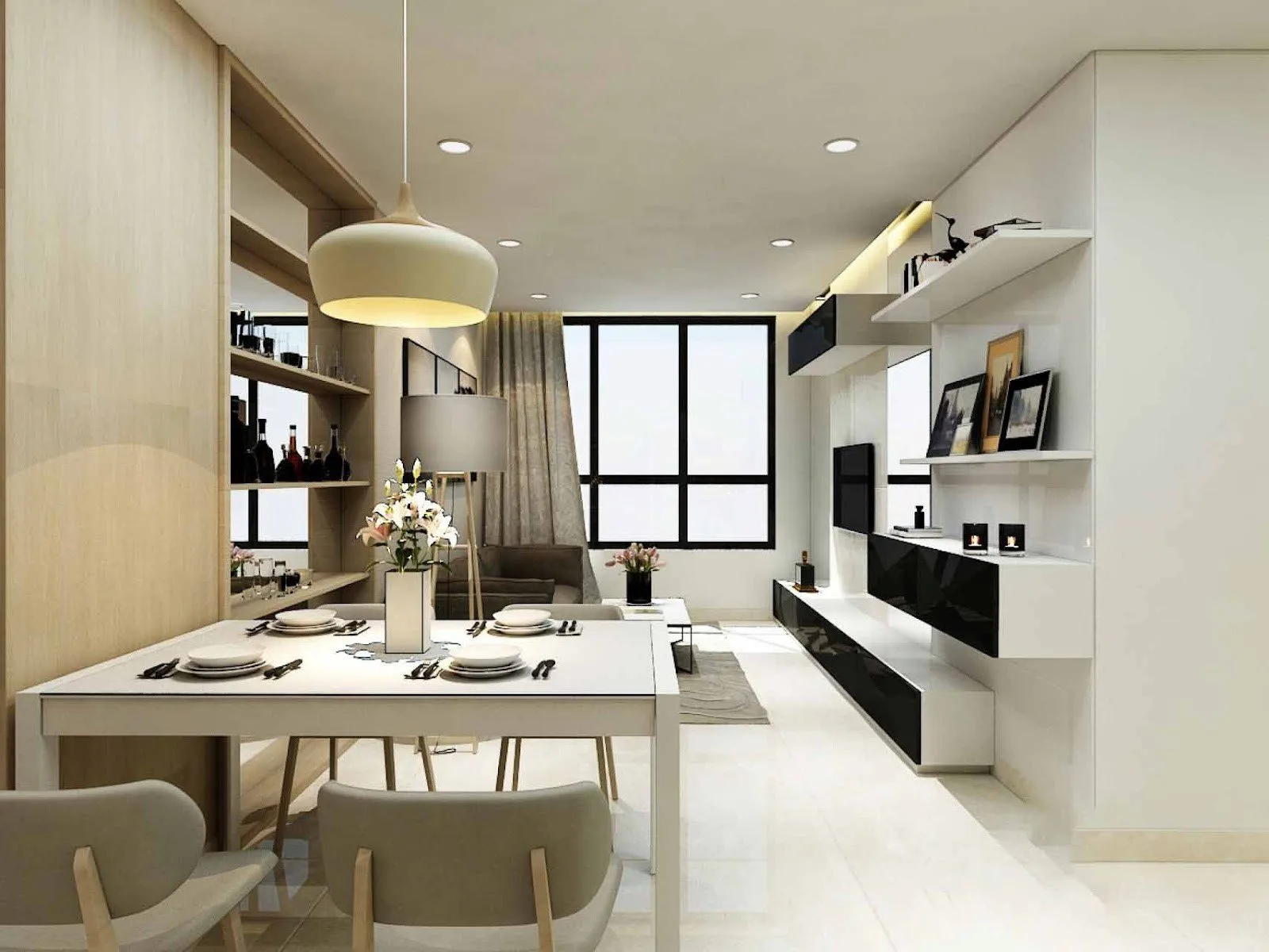 Diện tích căn hộ chung cư The Golden Star Quận 7 là bao nhiêu m2?