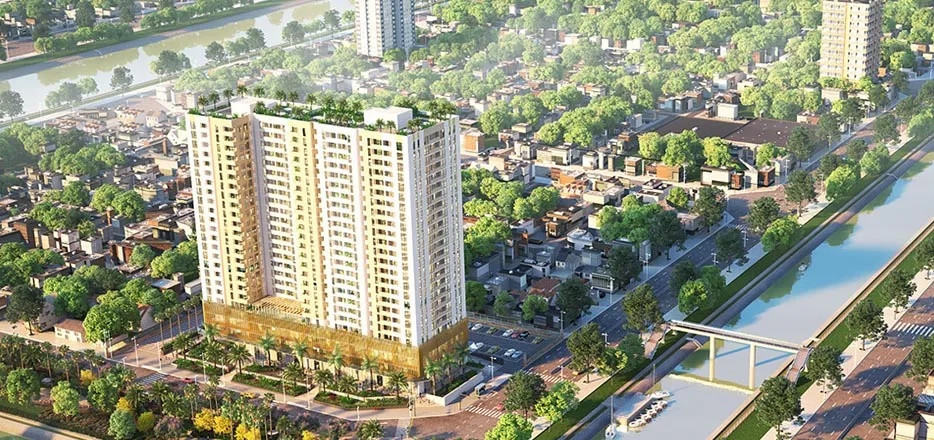Diện tích căn hộ chung cư Aurora Residences Quận 8 là bao nhiêu m2?