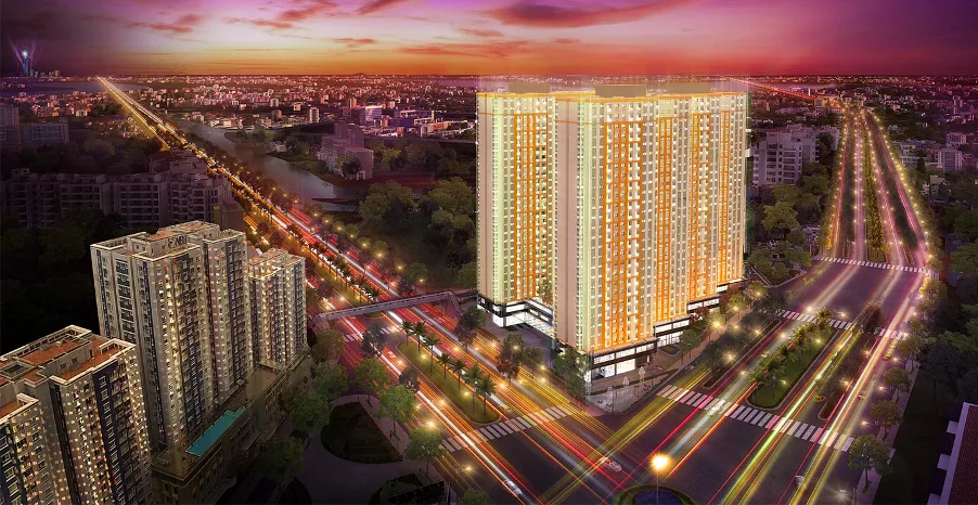 Diện tích căn hộ chung cư City Gate 3 Quận 8 là bao nhiêu m2?