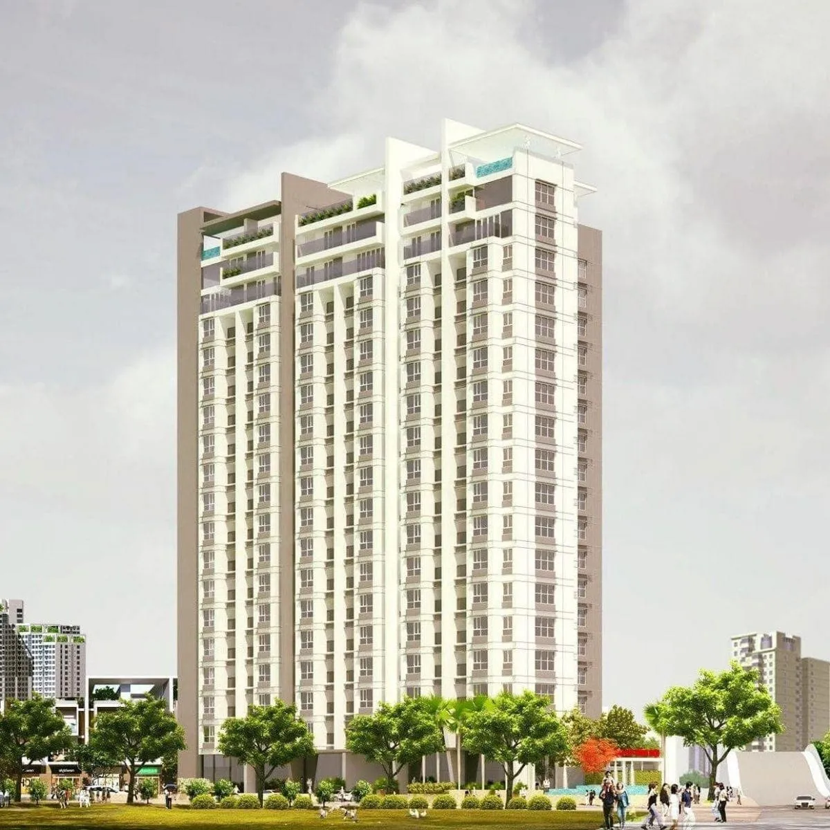 Diện tích căn hộ chung cư Vĩnh Hội Quận 4 là bao nhiêu m2?