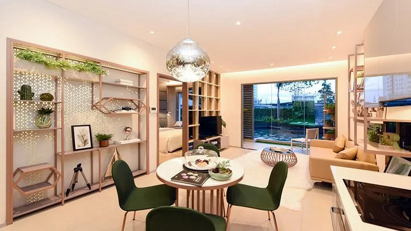 Diện tích căn hộ chung cư River Panorama Quận 7 là bao nhiêu m2?