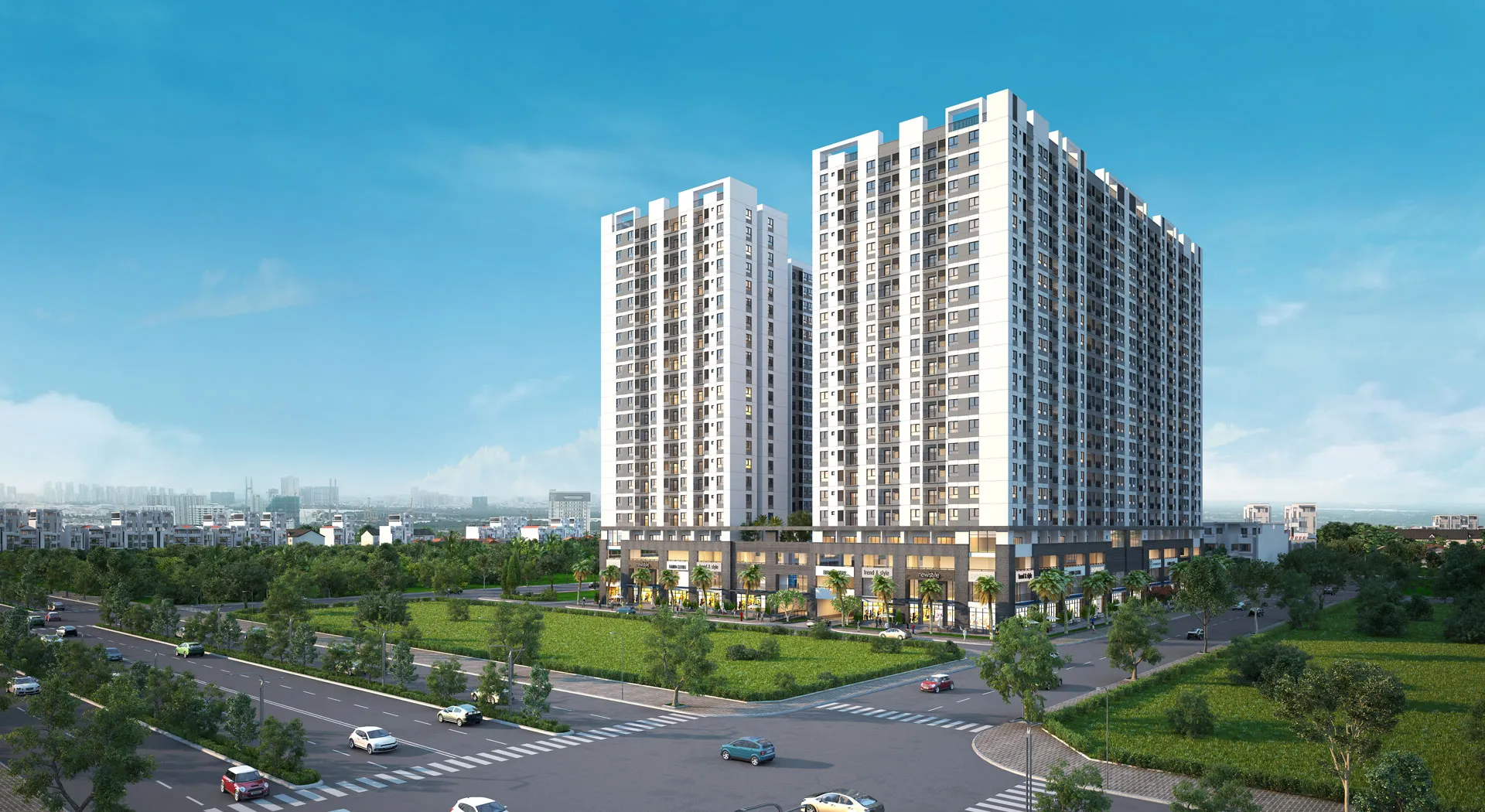 Diện tích căn hộ chung cư Q7 Boulevard Quận 7 là bao nhiêu m2?