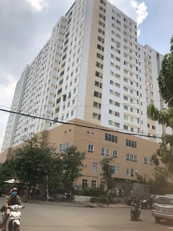 Căn hộ chung cư HQC Hóc Môn có diện tích bao nhiêu m2? 