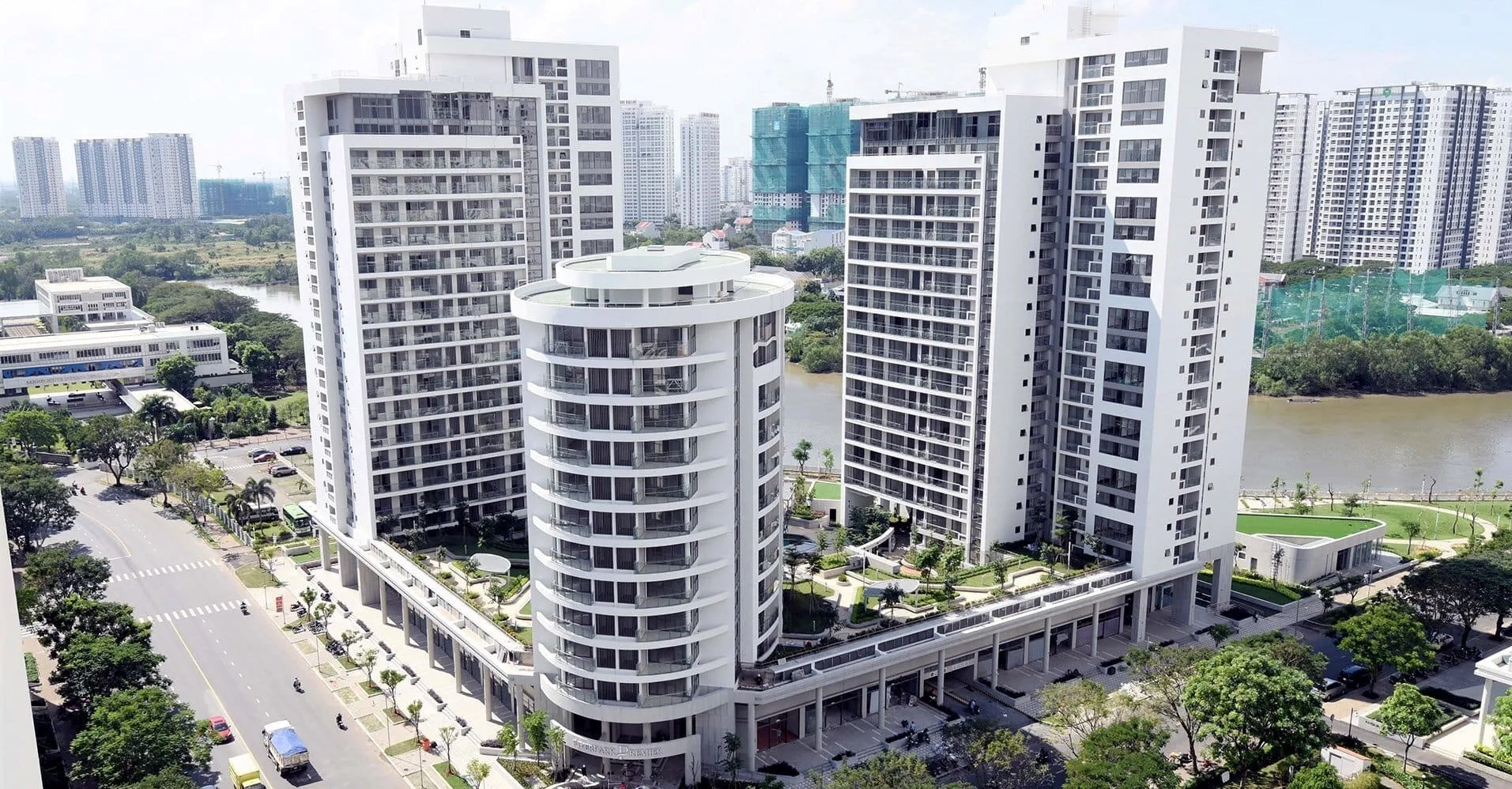 Diện tích căn hộ chung cư Riverpark Residence Quận 7 là bao nhiêu m2?