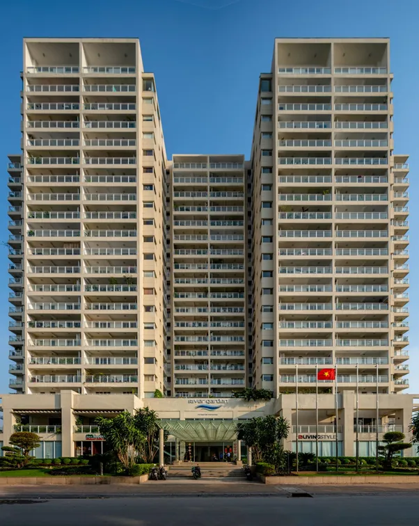 Căn hộ chung cư River Garden có diện tích bao nhiêu m2?