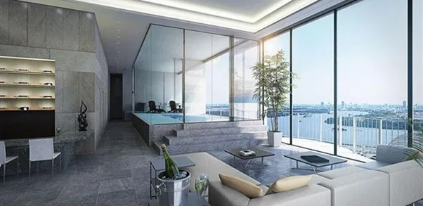 Căn hộ chung cư Waterina Suites có diện tích bao nhiêu m2?