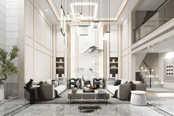 Đặc điểm nổi bật của phong cách thiết kế phòng khách luxury