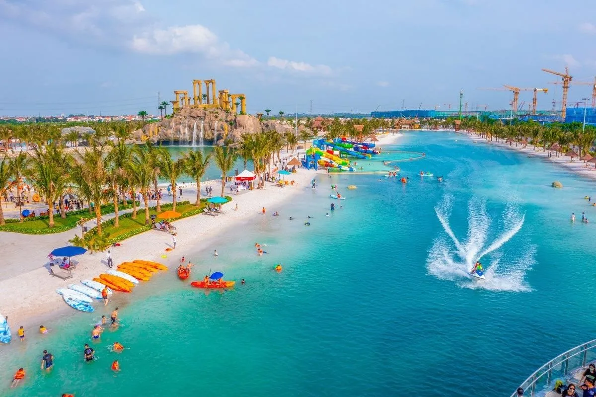 Vì sao biển nhân tạo chỉ có ở dự án chủ đầu tư Vingroup? Giá vé vào biển nhân tạo Vinhome Ocean Park đang thế nào?