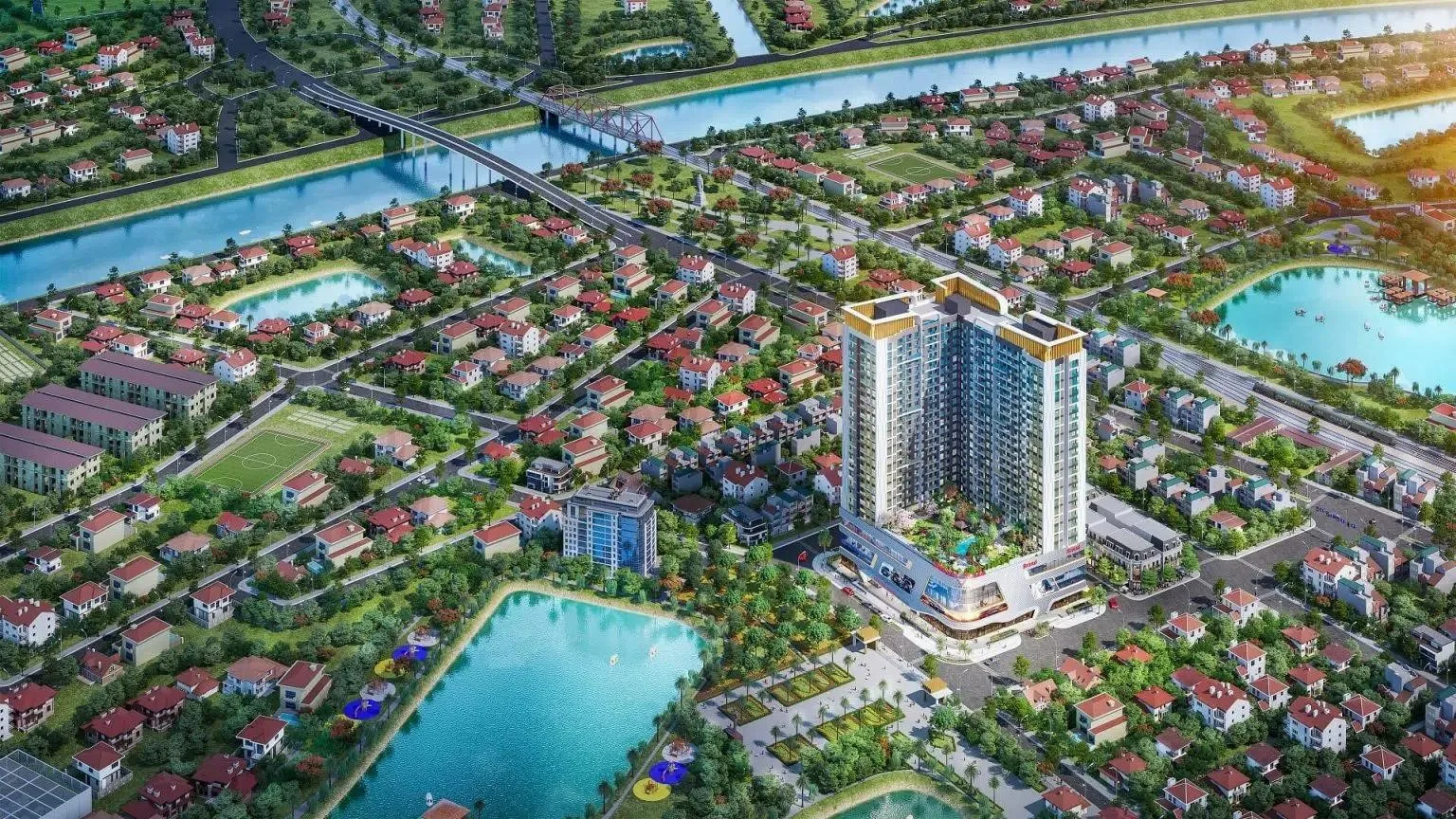 Ra mắt tòa tháp căn hộ cao 103m Vinhomes Sky Park tại trung tâm TP. Bắc Giang