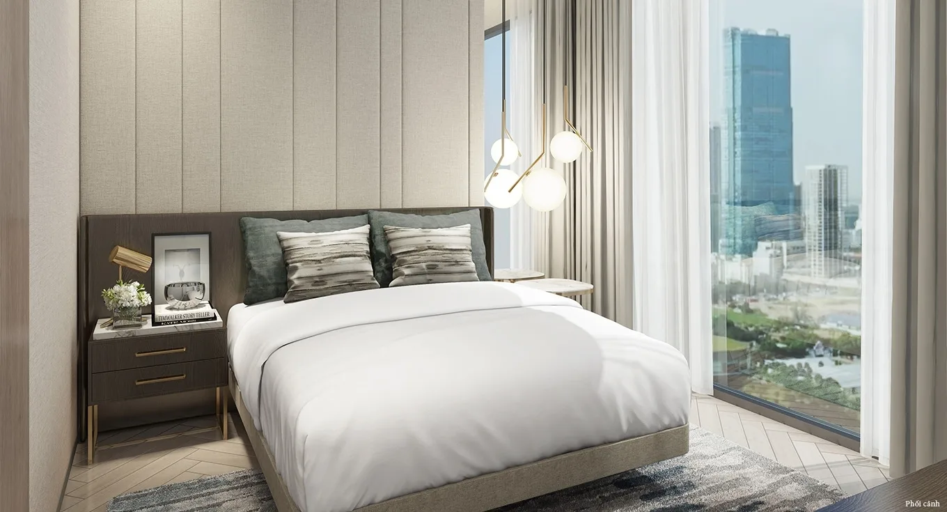 Nội thất bàn giao tại căn 3PN ở Masteri West Heights gồm những gì?