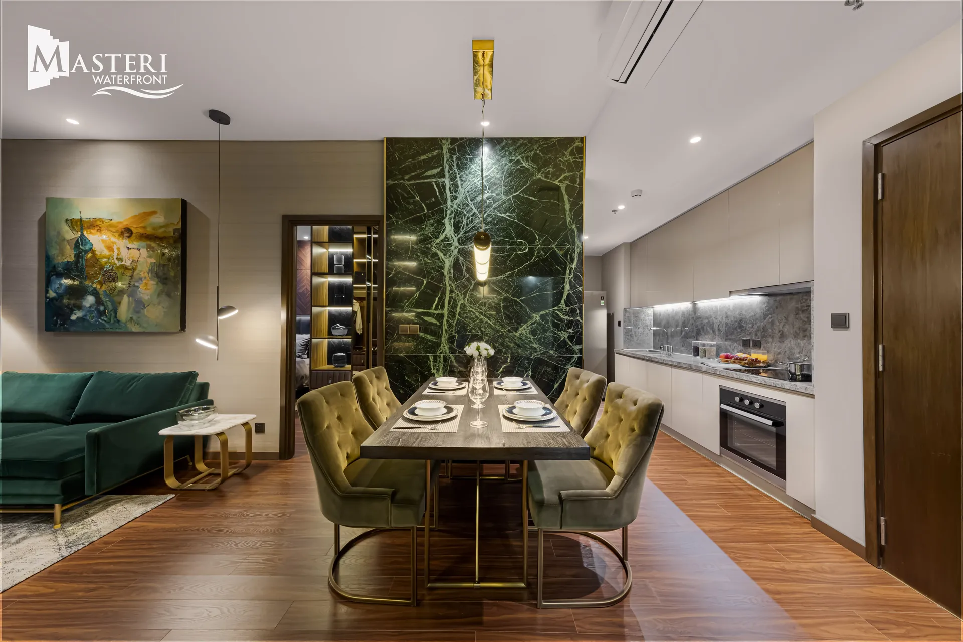 Căn hộ 2PN The Envy tòa H2 phân khu Hawaii Masteri Waterfront: Nơi gia đình nhỏ ngắm trọn hoàng hôn Ocean City